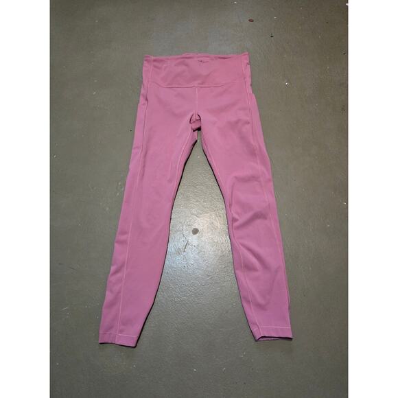 Athleta Mid Rise Antique Rose Ultimate Stash Pocket Tight Leggings Size Medium - Picture 4 of 7